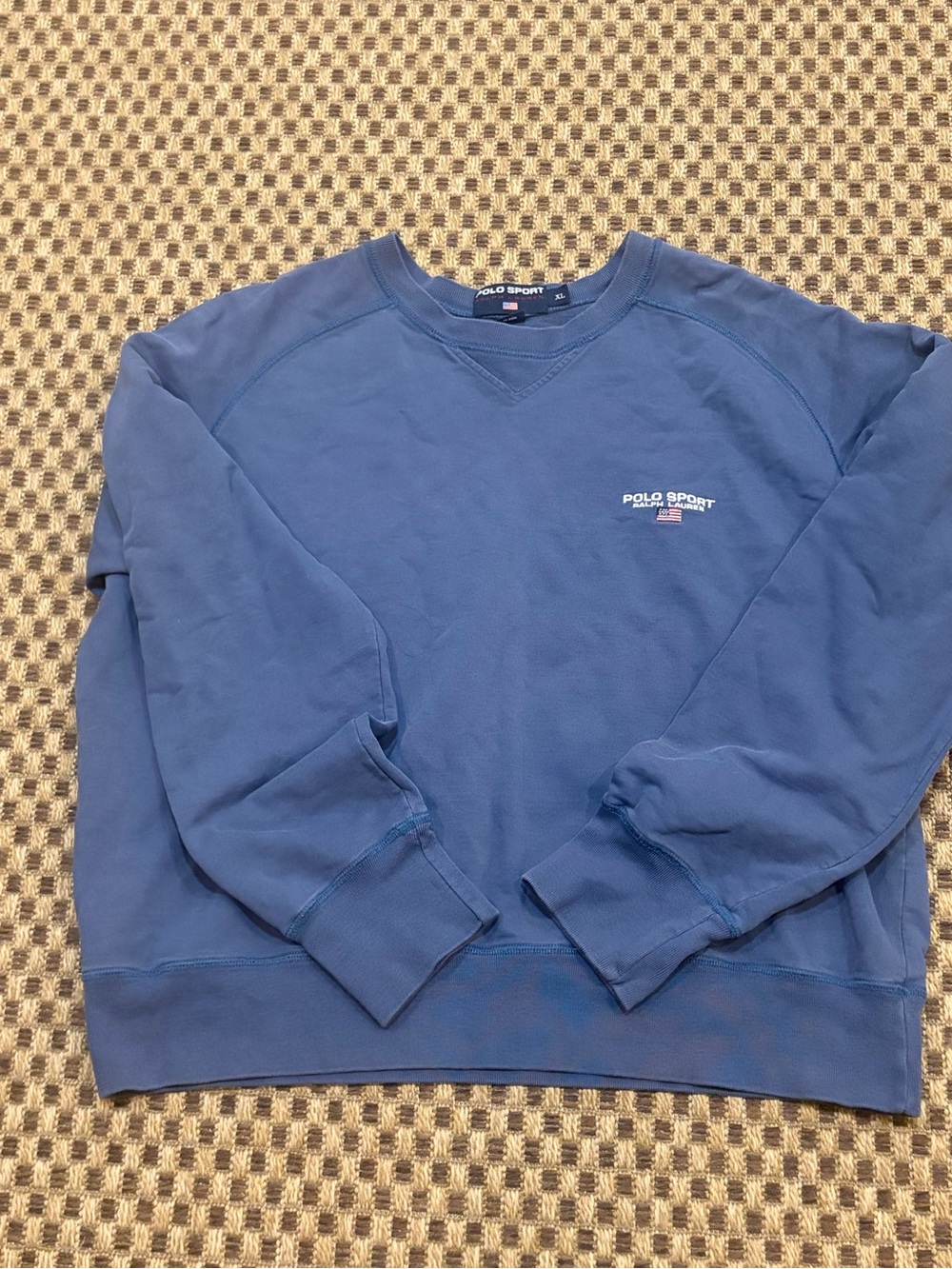 Vintage blue Polo Sport Ralph Lauren crewneck sweatshirt size XL